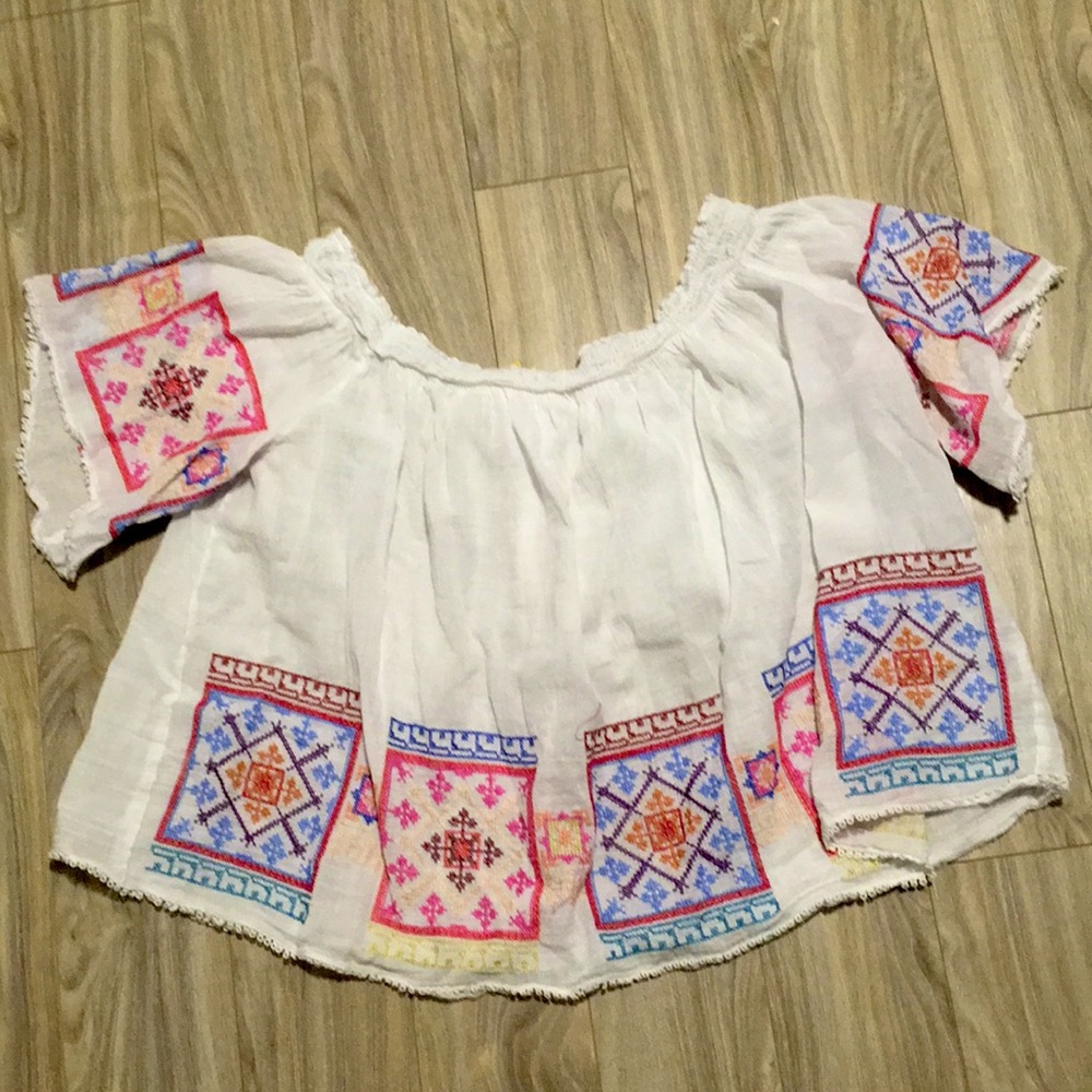 White Anthropologie Blouse